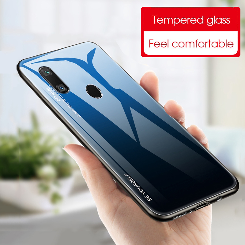 ốp điện thoại Kính Cường Lực Màu Gradient Cho Nokia 9 Pureview 4.2 7 6.1 3.1 Plus 8.1 X7 X6 X3 X71 8 Sirocco