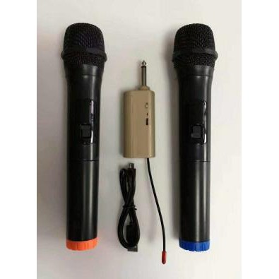 [Cực Rẻ] BỘ 2 MICRO ĐA NĂNG KHÔNG DÂY K5  2 MIC UHF LED