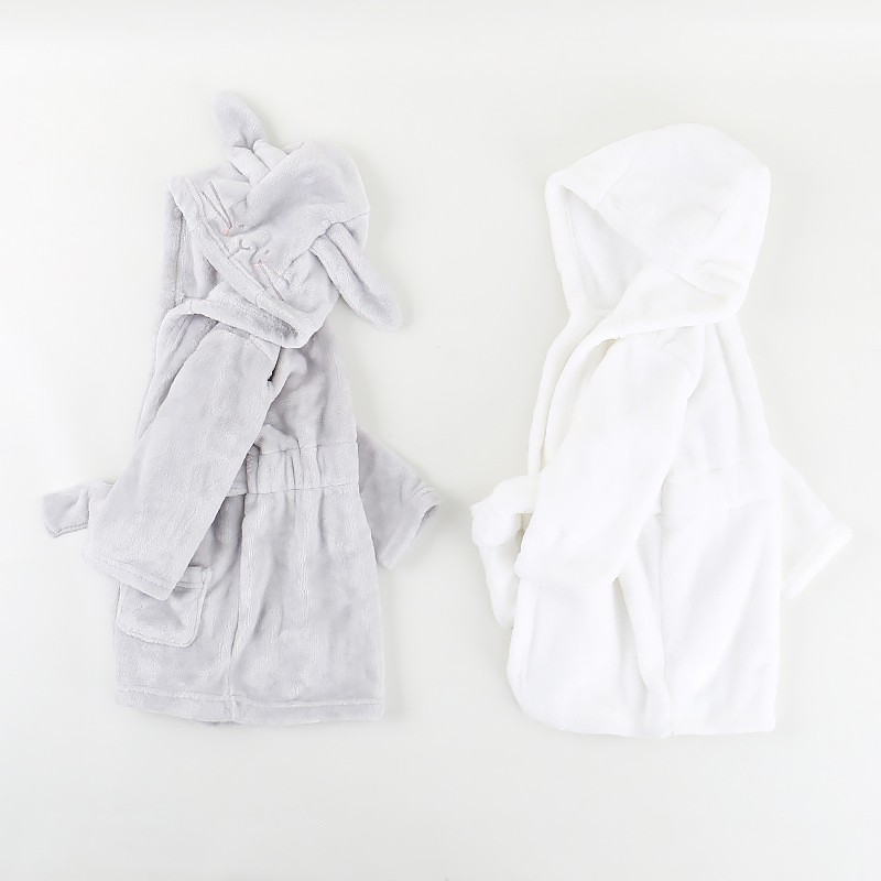 Áo choàng tắm cho bé GEORGE áo choàng lông hình thú đáng yêu hàng xuất khẩu