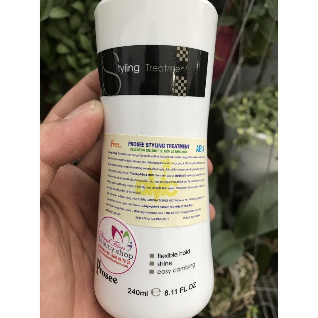 Best SellerGel mềm tạo kiểu tóc xoăn Prosee Styling Treatment AE14 240ml