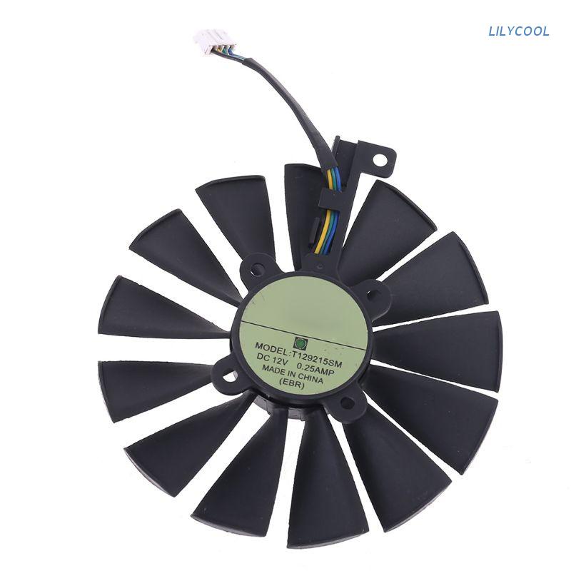 Lily * T129215Quạt tản nhiệt 12V 95mm VGA cho ASUS STRIX RX470 RX580 | BigBuy360 - bigbuy360.vn