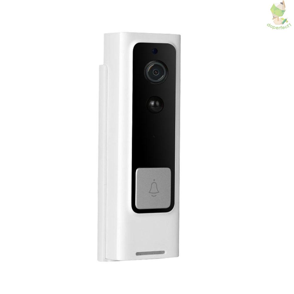 WiFi Smart Security DoorBell HD 1080P Wireless Visual Intercom Recording Video Door Phone PIR Motion Detector Rainproof TuyaSmart APP Remote Home Monitoring Night Vision