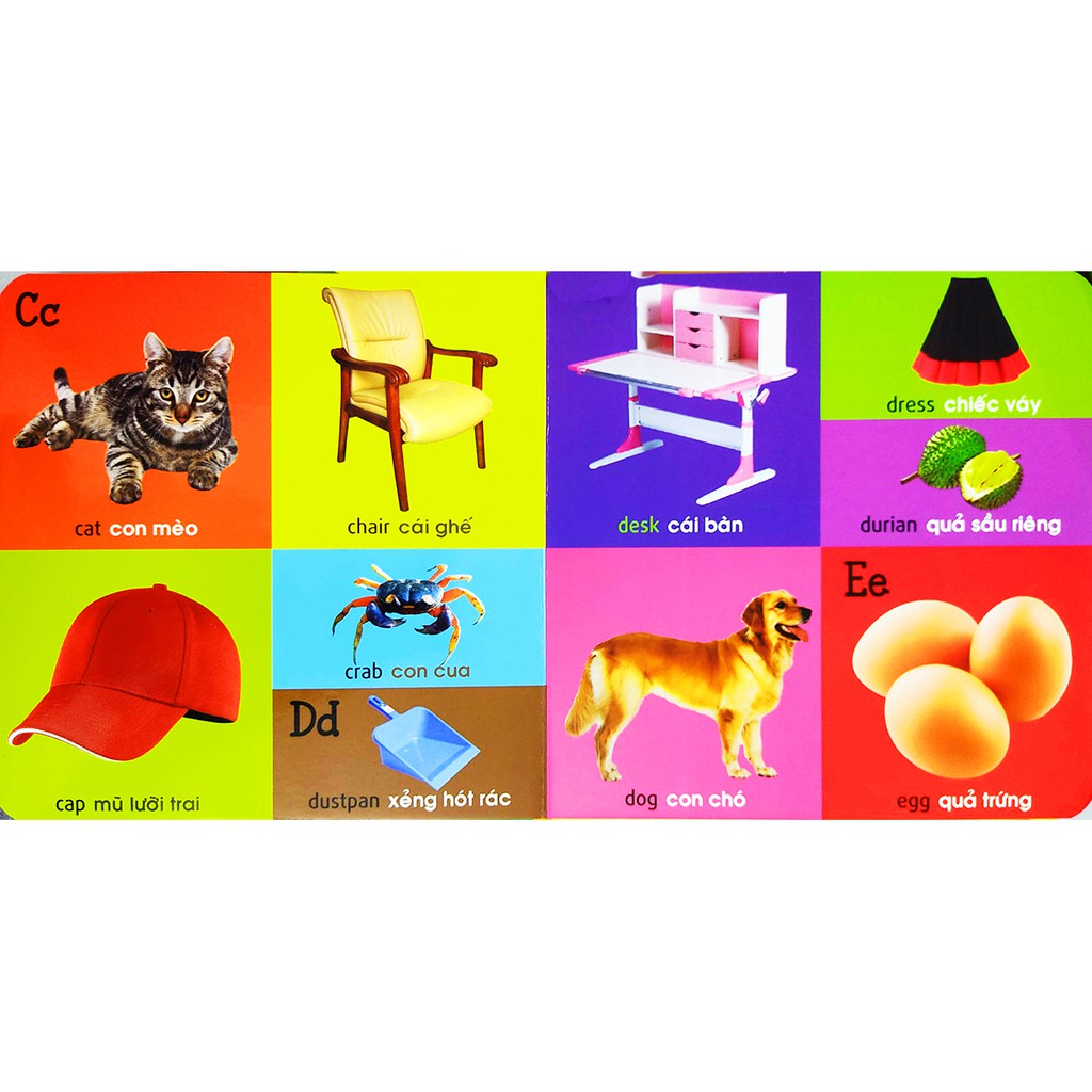 Sách cho bé - 101 First Words Alphabet - 101 Từ Đầu Tiên Bảng Chữ Cái