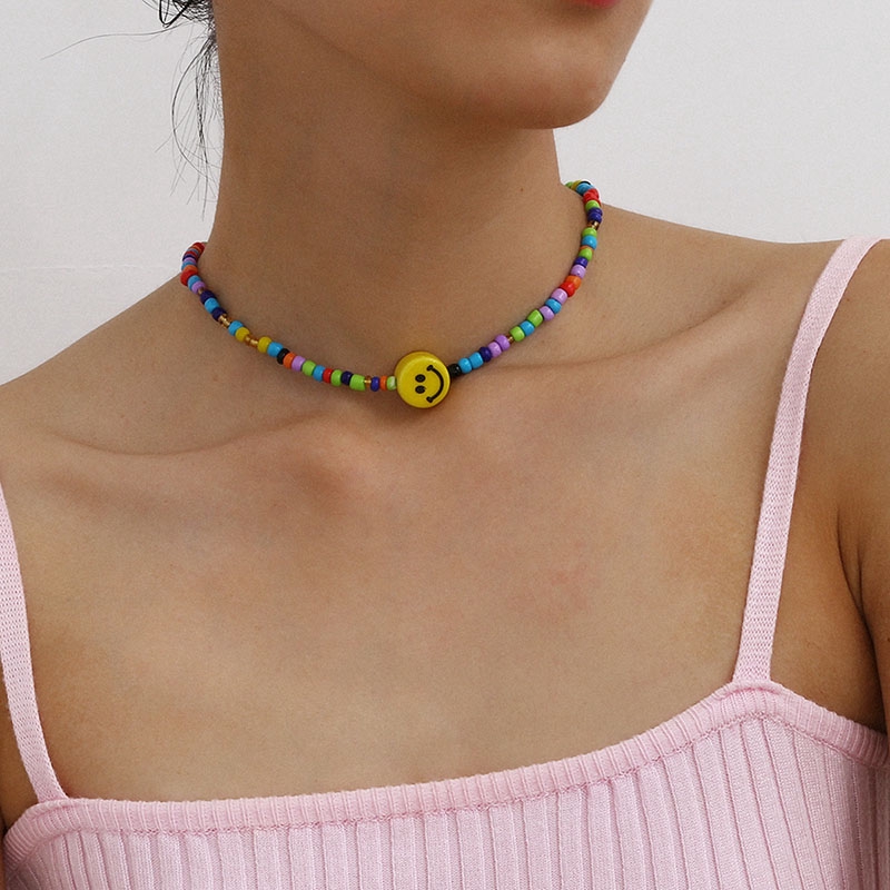 HANDMADE Vòng Cổ Choker Mặt Hình Hạt Cơm Thời Trang Cho Nữ