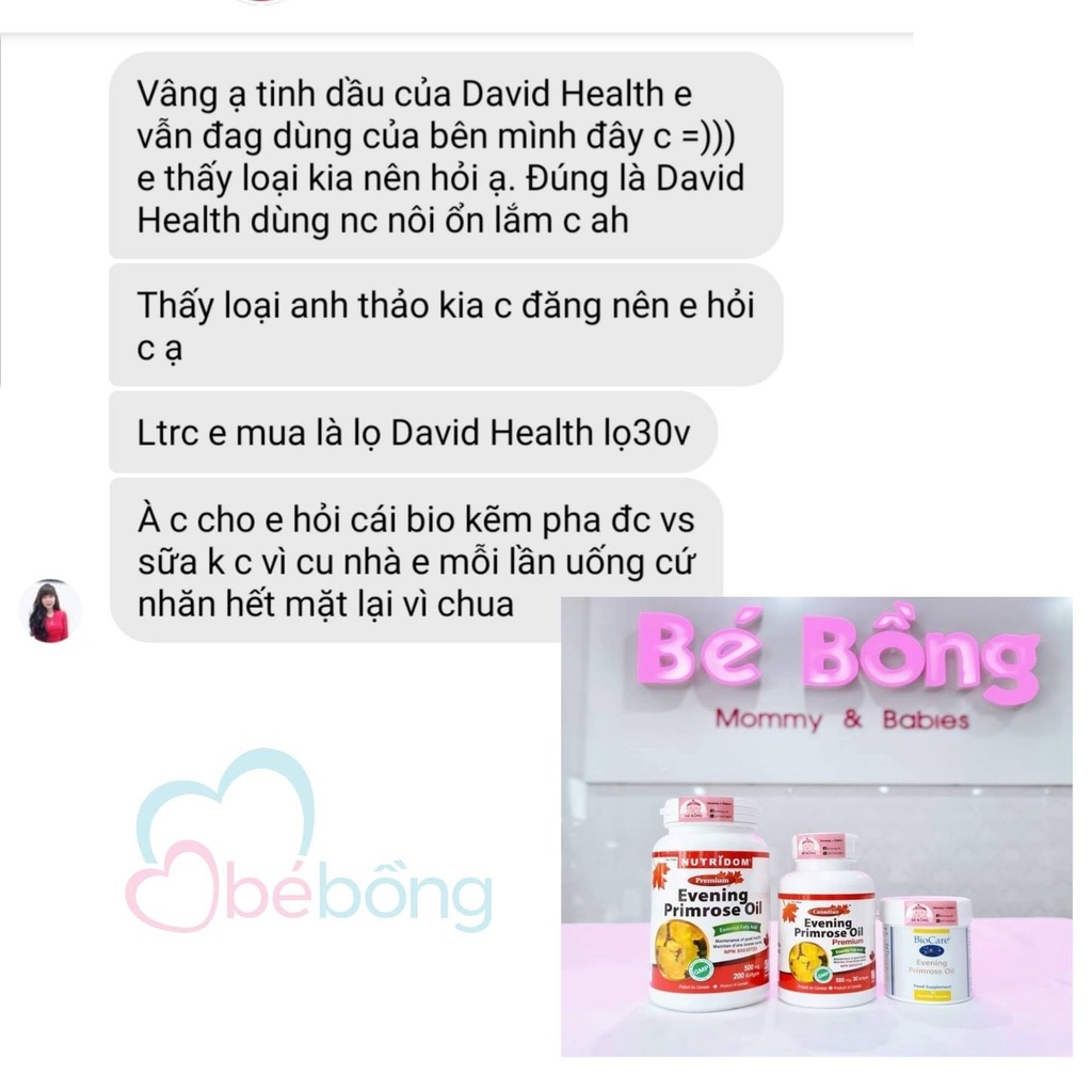 Anh thảo David Health Evening Primrose 200v