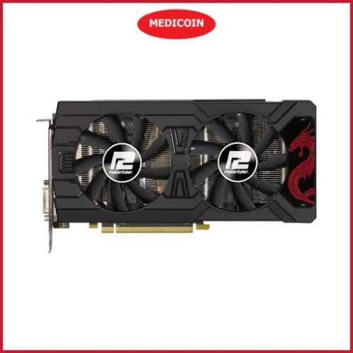 [ MediCoin ] - VGA Power Color RX570 4G D5 Red Dragon 2 Fan (DVI Port) - BH 5 năm | BigBuy360 - bigbuy360.vn