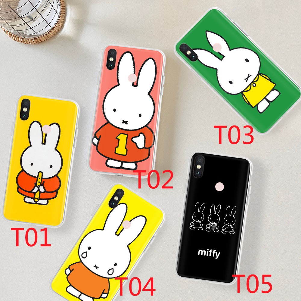 Ốp Điện Thoại Mềm Trong Suốt Hình Miffy Dễ Thương Gt84 Cho Motorola Moto G9 G8 Power Lite Plus Z2 Z3 Play