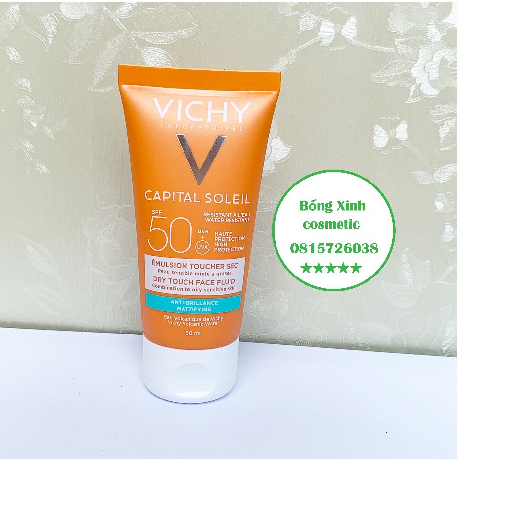 Kem Chống Nắng Vichy SPF 50 Ideal Soleil 50ml