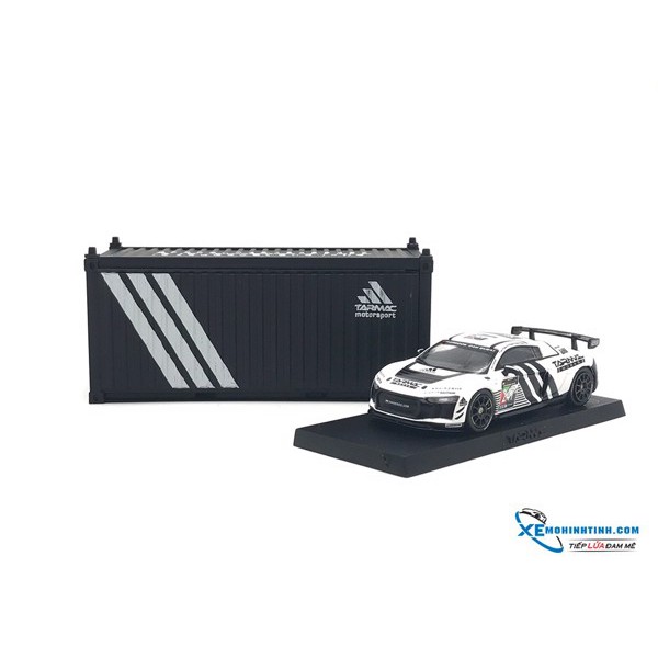 Xe Mô Hình Audi R8 LMS GT4 Dubai 24Hours 2018 Tarmac Work 1:64 ( Trắng )