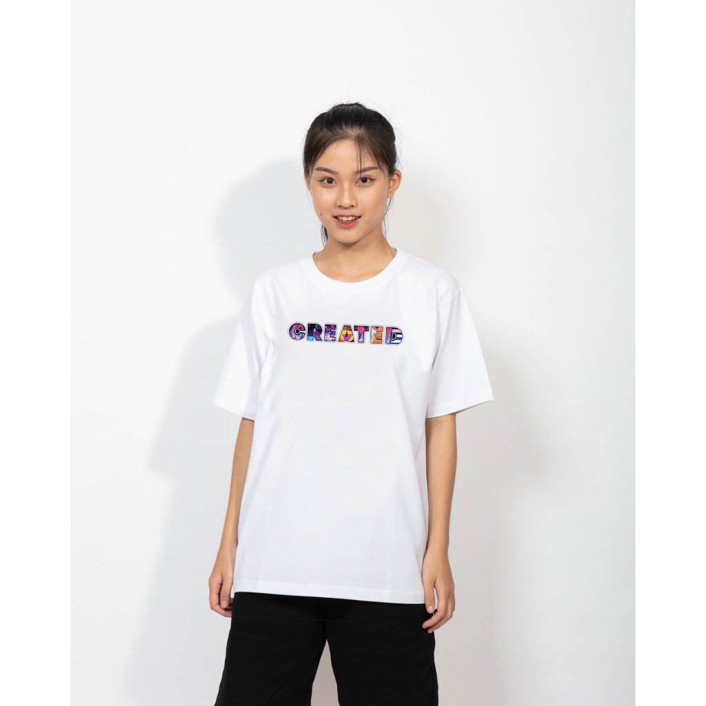 Áo phông form rộng tay lỡ Unisex Thun Nam Nữ Created Local Brand Mi Midori