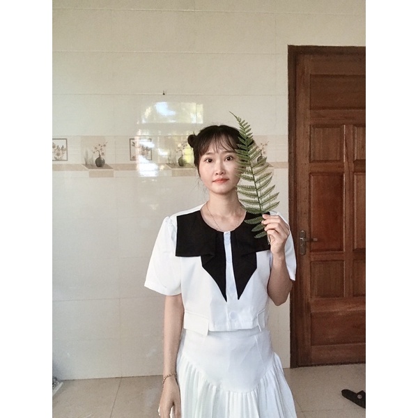 Sét Váy Ulzzang Chân Váy Xếp Ly Phong Cách Hàn Quốc-Hàng Quảng châu- Có Sẵn | BigBuy360 - bigbuy360.vn