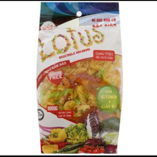 Nui rau củ xoắn Lotus gói 200g