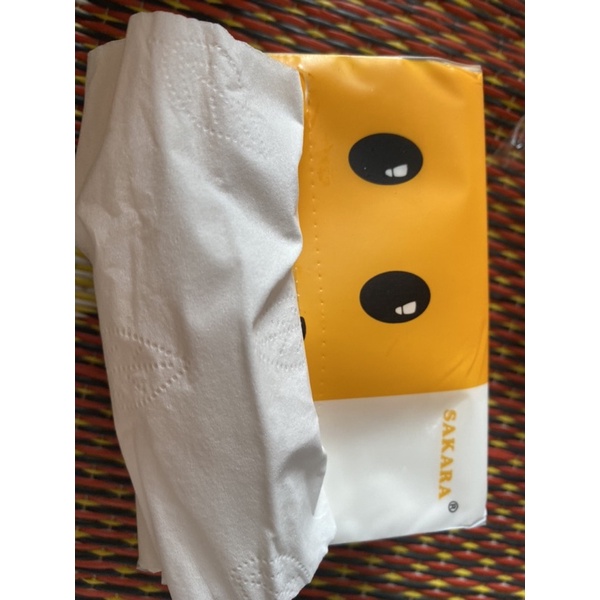 Gói khăn giấy rút lụa Sakara 3 lớp mềm mịn