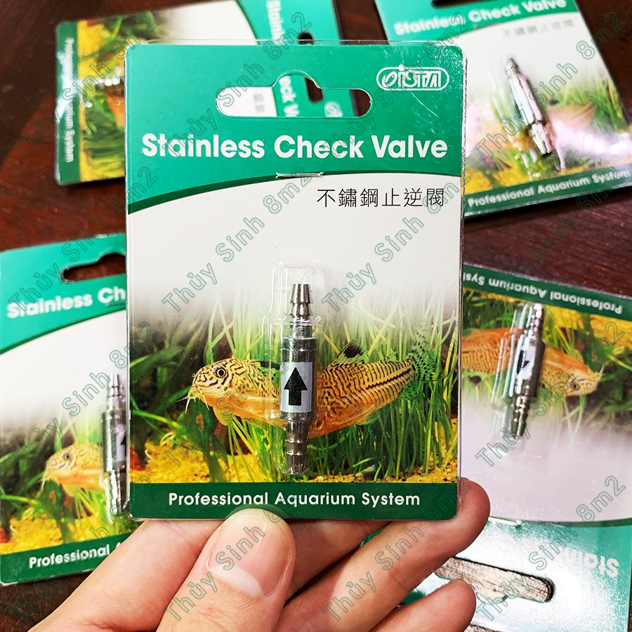 Van nối 1 chiều CO2 Inox ISTA Stainless Check Valve - 8m2