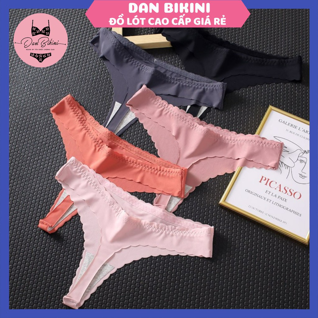Quần Lót Nữ Lọt Khe ❤️FREESHIP❤️ Quần Lọt Khe đúc su viền sóng gợi cảm quyến rũ mã 5027