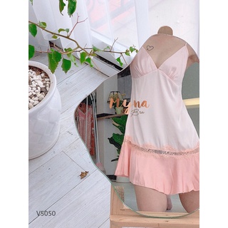 V5050 Váy lụa đuôi cá