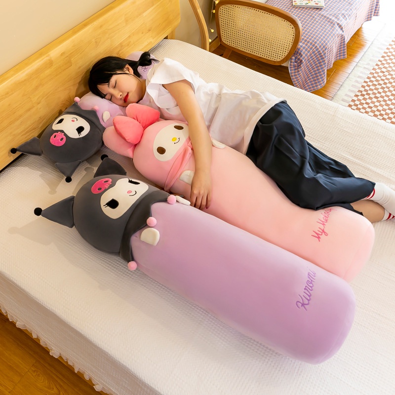 Gối Ôm Nhồi Bông Hình Kuromi Melody Sanrio Hoạt Hình Đáng Yêu