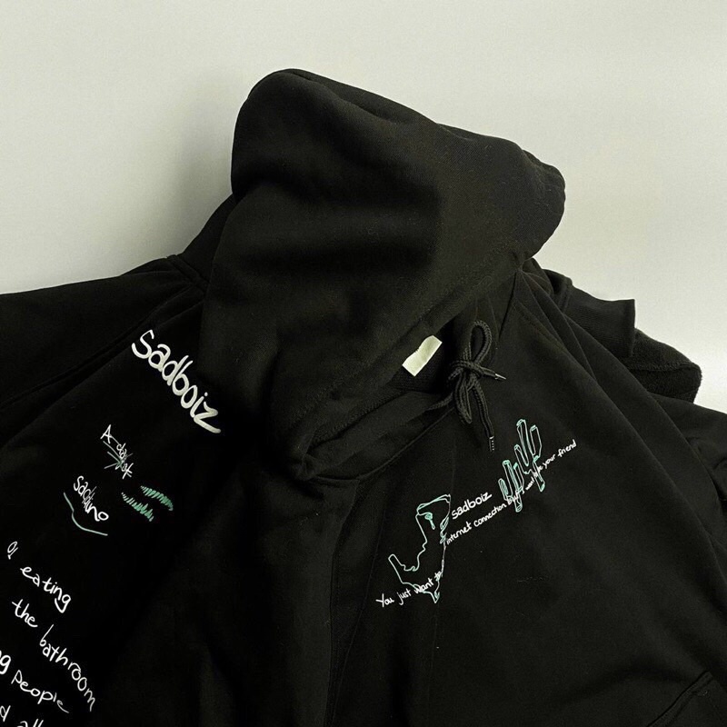 Áo Nỉ Mũ Hoodie Khủng Long Tay Bồng Dáng Rộng Ulzzang Unisex Chất Nỉ Bông Dày Dặn Anhribi