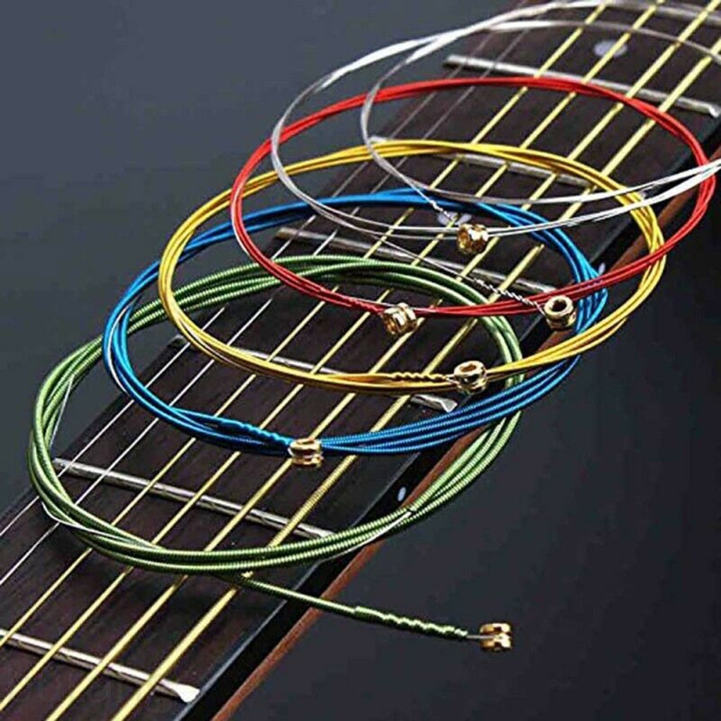 Set 6 dây đàn guitar cổ điển nhiều màu E-A