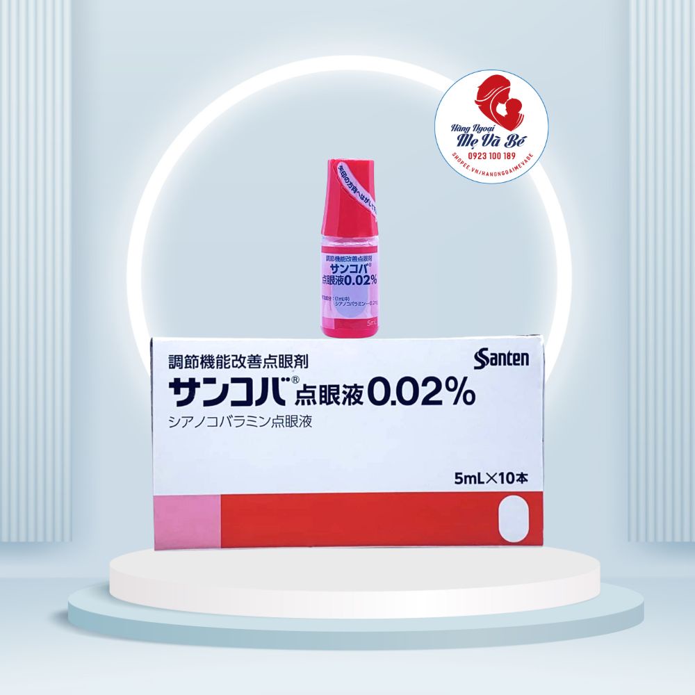 (Giá sỉ) Nhỏ mắt cận Sancoba Nhật Bản 5ml