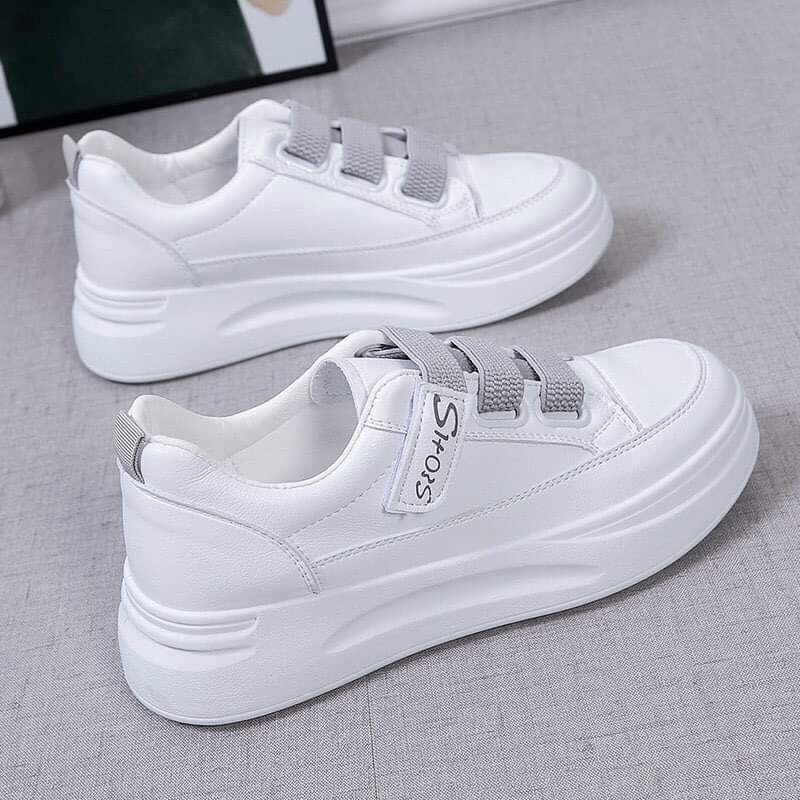 Giày Thể Thao Nữ- Giày Nữ Sneakers SH03S, Tăng chiều cao, Độn Đế, 3 Màu Xanh, Vàng và Xám, Êm Chân, Đẹp, Giá Rẻ | BigBuy360 - bigbuy360.vn