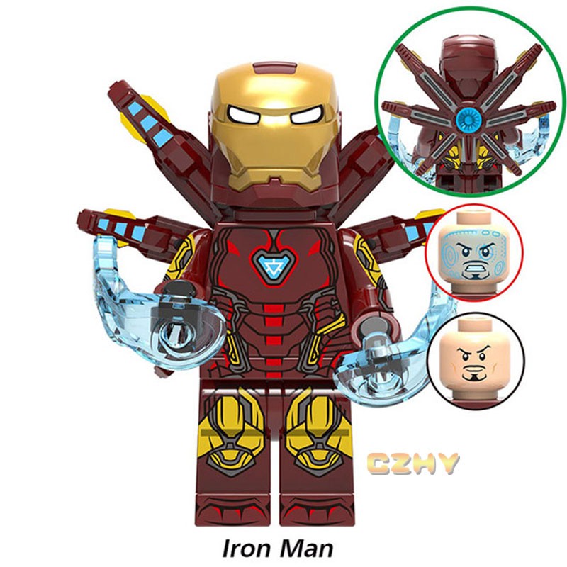 Mô Hình Lắp Ráp Lego Nhân Vật Iron Man Avengers 4 Mk85 Chất Lượng Cao