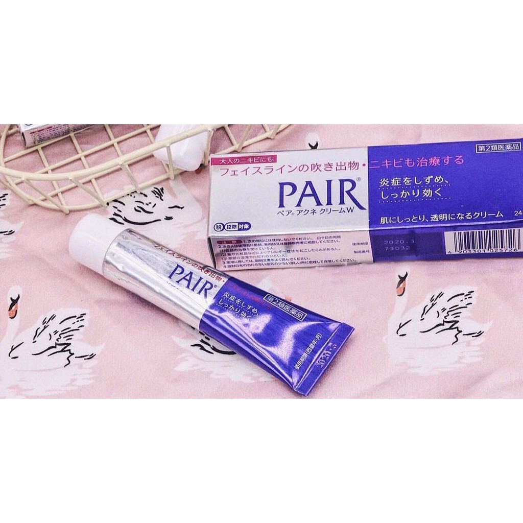 [HÀNG NHẬT CHIÍNH HÃNG] ❤️Kem trị mụn Pair Acne W Cream 24g❤️❤️❤️