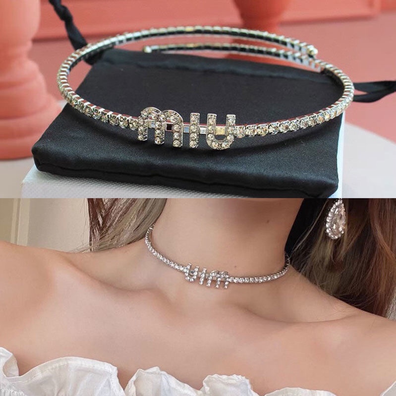 Không Hộp - M * IU Vòng Cổ Kim Cương Mới Năm 2022