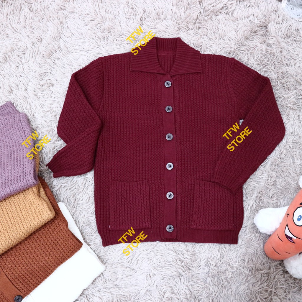 Áo len (dày bẻ) cổ bẻ trung niên cho người lớn tuổi, cho bà, cho mẹ - Made in VN | BigBuy360 - bigbuy360.vn