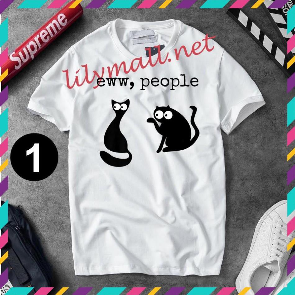 RẺ VÔ ĐỊCH- Áo thun - Unisex - Mèo - Hình Mèo - Cat - Meow - Cặp đôi - Dễ thương - Cute - Áo thun Cặp 001