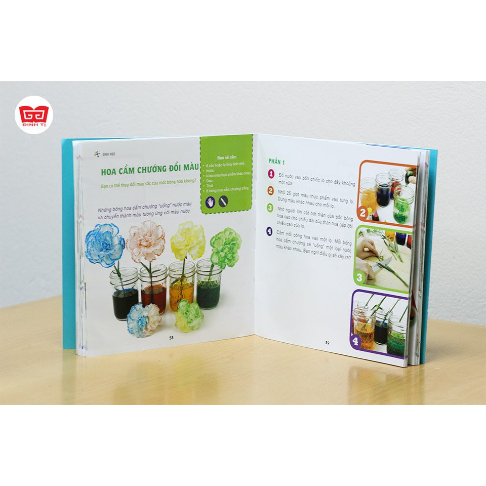 Sách Đinh Tị - Em là nhà khoa học nhí - Những trò chơi khoa học thường thức dành cho trẻ em