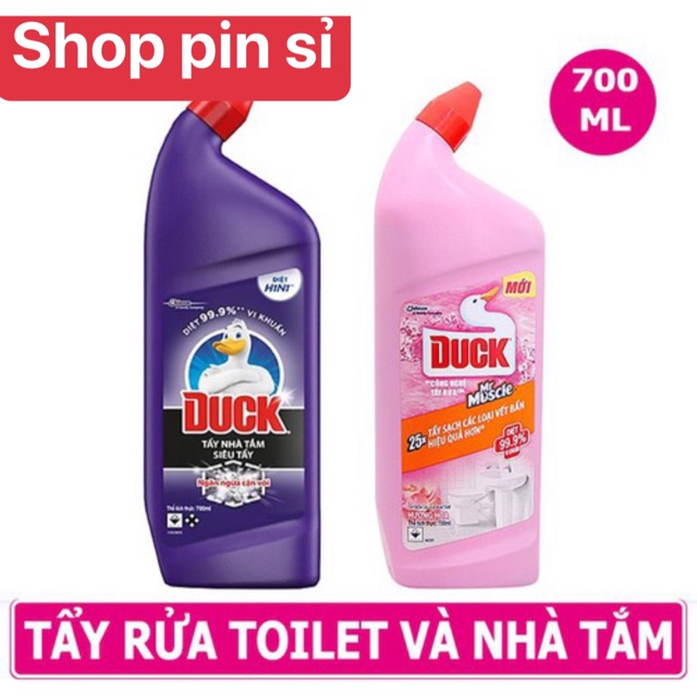Dung dịch tẩy bồn cầu và nhà tắm DUCK dung tích 700ML