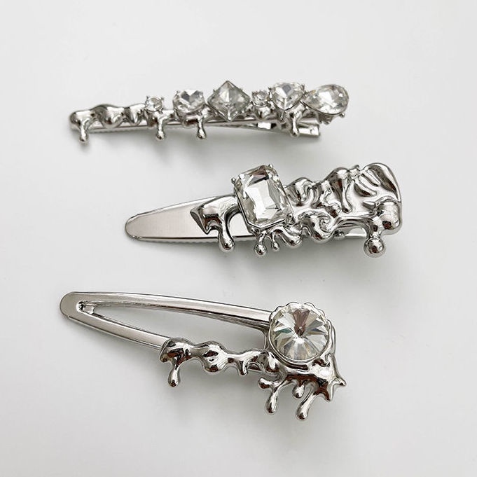 Bán Chạy!F &amp; X Kẹp Tóc Mái Pha Lê Cao Cấp Phong Cách Âu Mỹ Siêu Dễ Thương