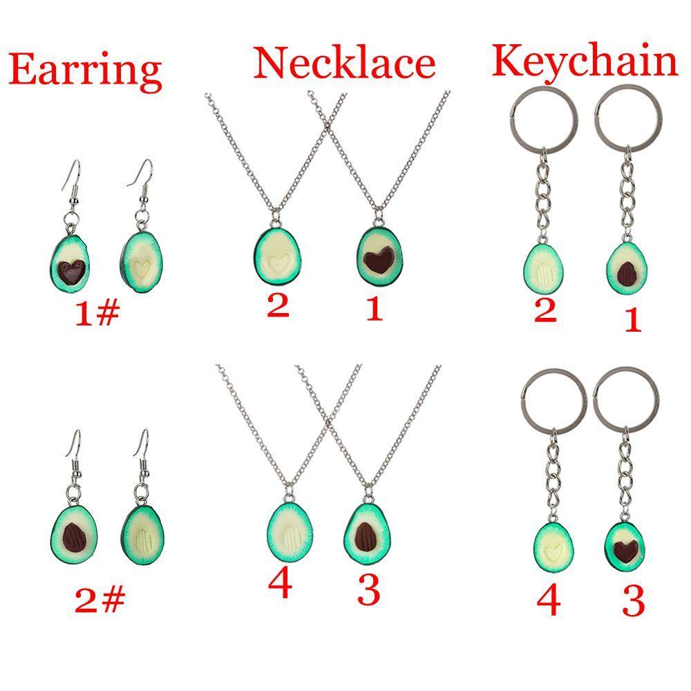 Set Vòng cổ Tình Bạn Mặt Trái Bơ Xanh Dễ Thương