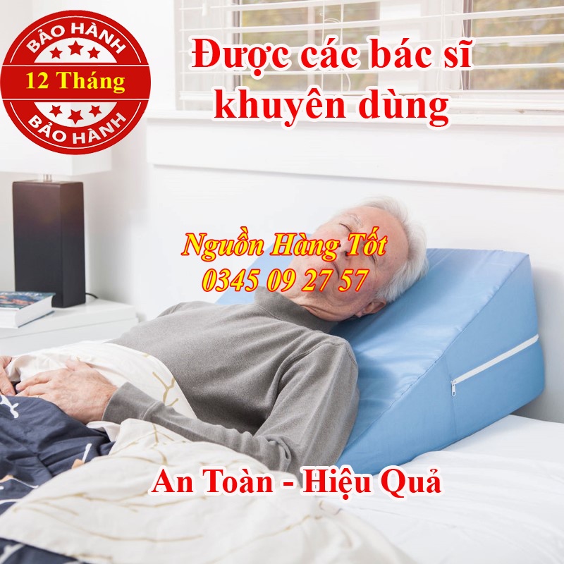 Gối Chống Trào Ngược Dạ Dày Ở Người Lớn HARU 60x60x26cm Giúp Giảm Viêm Họng, Nuốt Khó, Ợ Nóng.