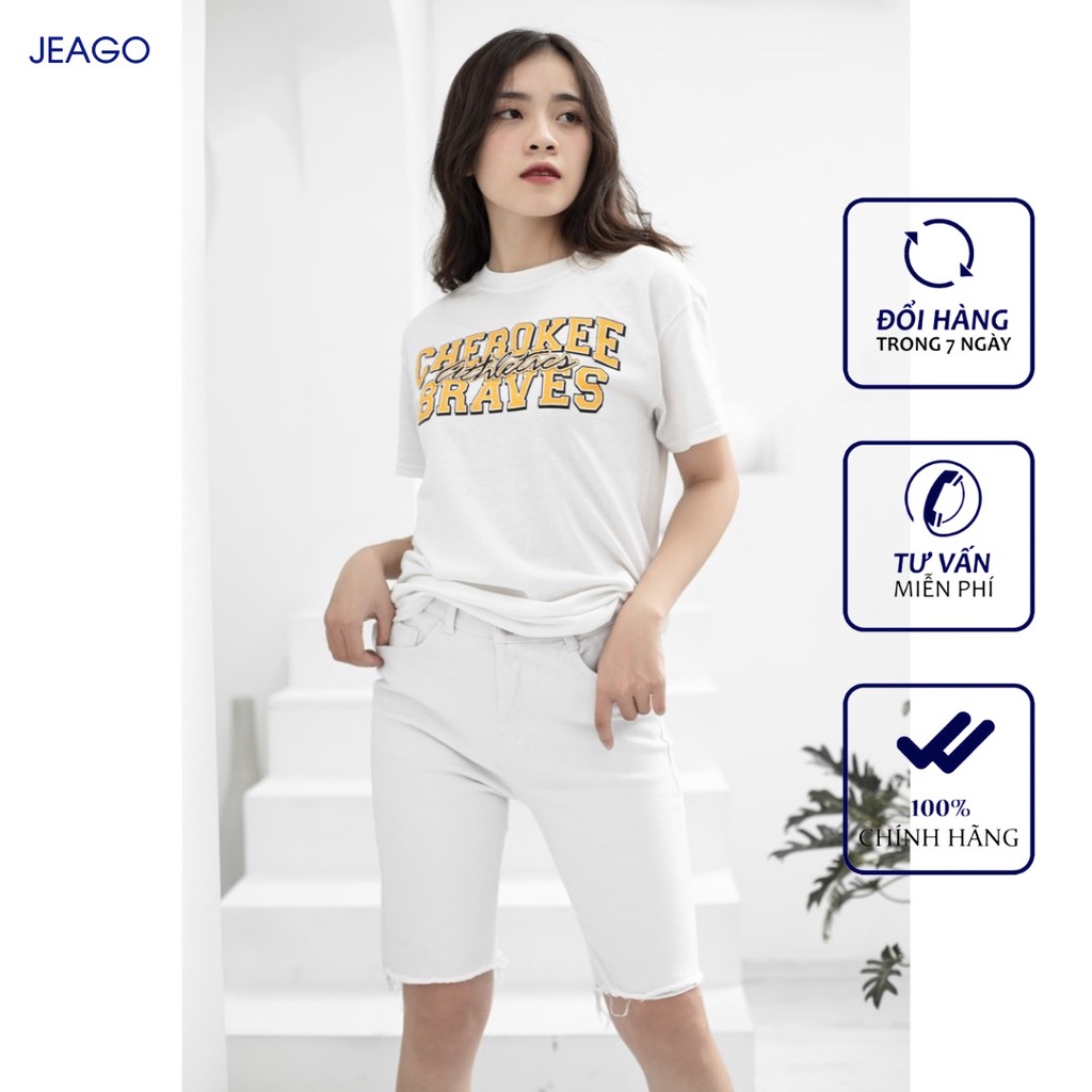 Quần Shorts Ngố nữ co giãn tốt JEAGO_M256
