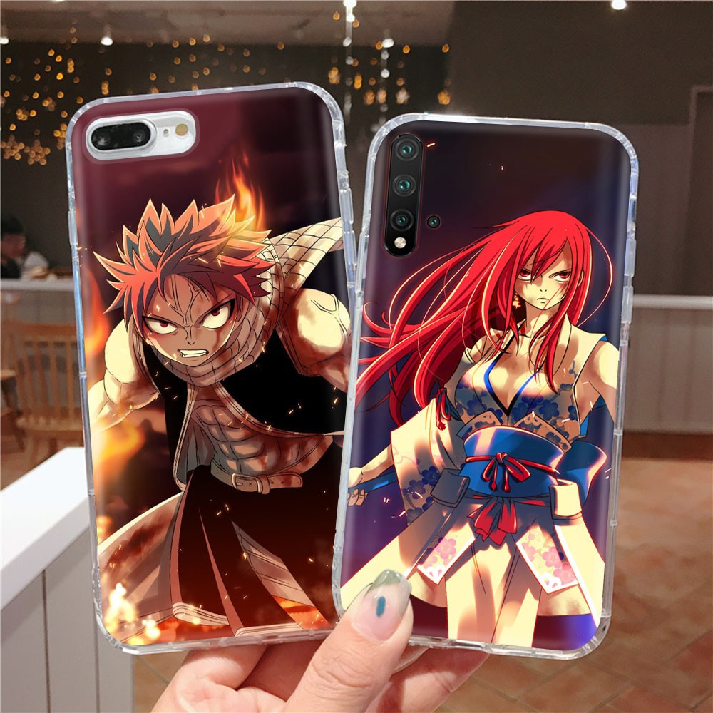 Ốp Lưng Trong Suốt In Hình Fairy Tail Cho Oppo Reno 5 5g 4 Pro 3 A53 2020 10x Zoom 2z 2f Z