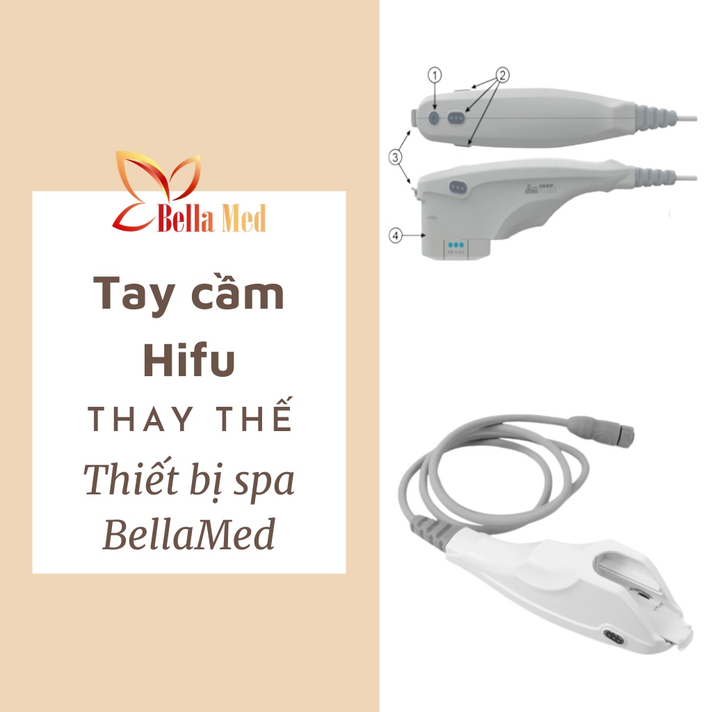 Tay cầm thay thế máy HIFU nâng cơ xóa nhăn chưa bao gồm đầu TIP