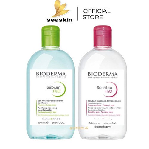 Tẩy trang Bioderma Pháp chai 500ml [Chuẩn auth 100%, đầy đủ bill, date mới] | BigBuy360 - bigbuy360.vn