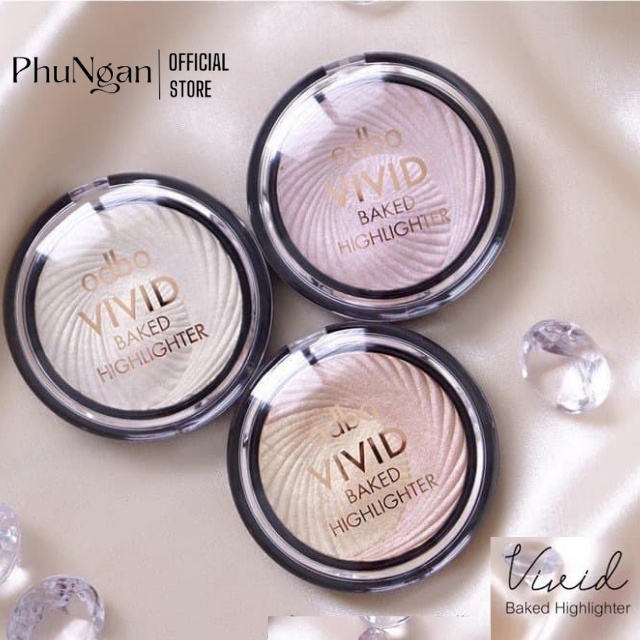 Phấn bắt sáng ODBO Vivid Baked Highlighter OD106 Thái Lan 7.5g