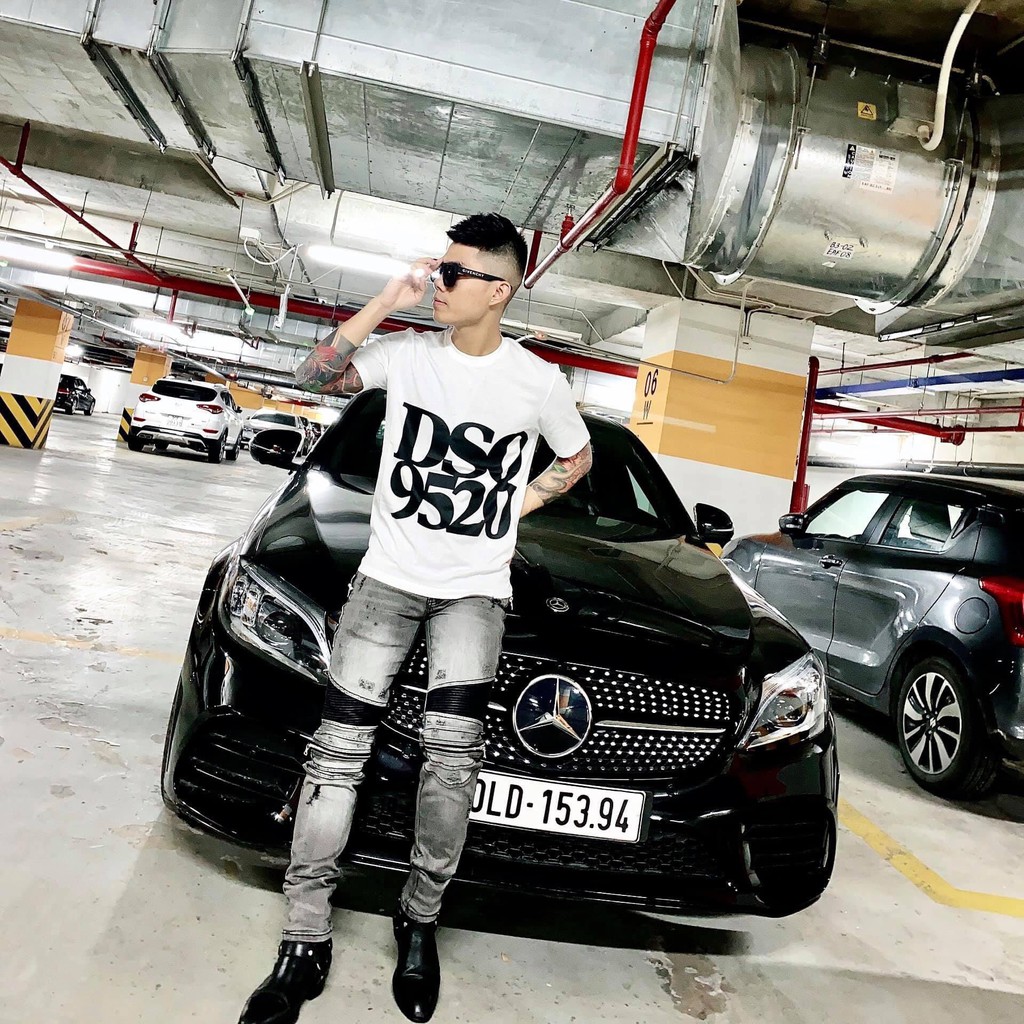 Áo Phong Nam, Áo Thun Nam Ngăn Tay Lỡ Có Cổ Thời Trang Cao Cấp in Hoa Tiết AC87 - TrongTanFashion