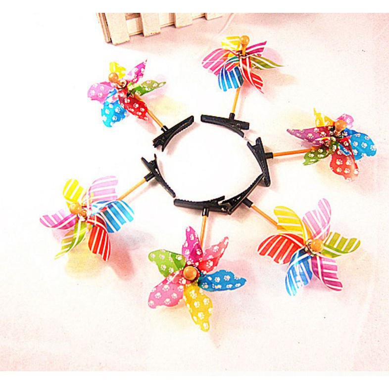 Kẹp tóc chong chóng mini đẹp Clovershop68