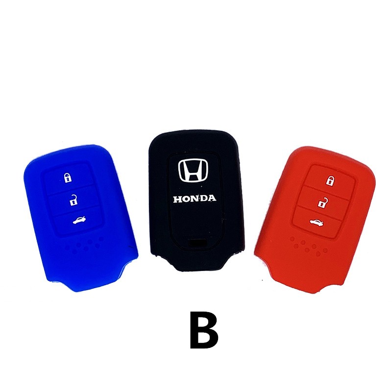 Vỏ Silicone Bảo Vệ Chìa Khóa Xe Hơi Honda Civic HRV Jazz CRV BRV City Accord Odyssey Elysion