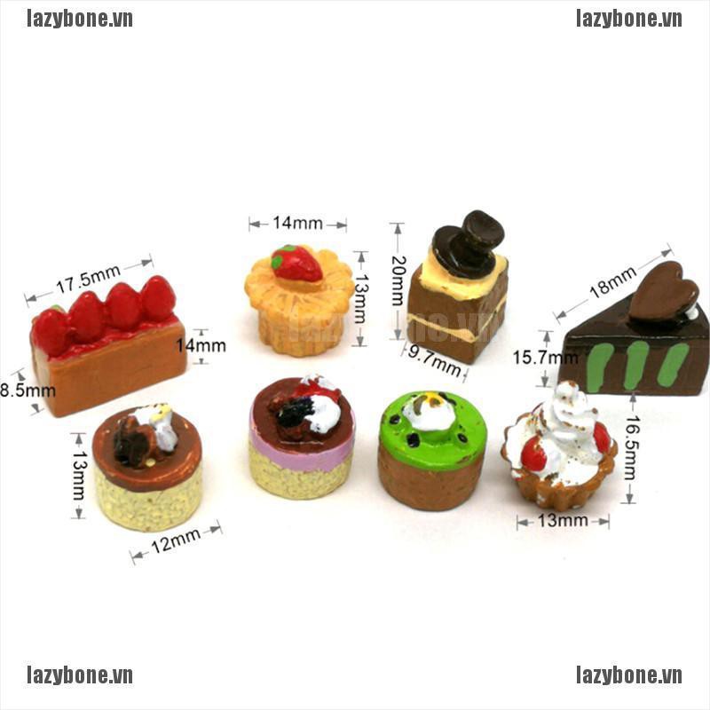 Set 8 Mô Hình Trang Trí Nhà Búp Bê Xinh Xắn