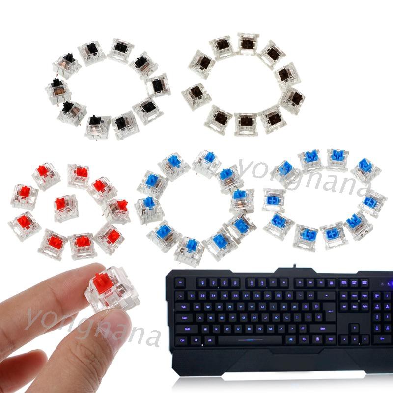 (3C) Bàn Phím Cơ 3 Chấu Thay Thế Cho Gateron Cherry Mx