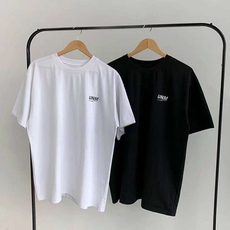 Áo Thun Tay Ngắn Dáng Rộng In Chữ Thời Trang Mùa Hè Cho Nam Size M-8XL