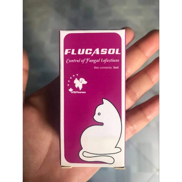 Flucasol 5ml Dạng Bôi Trị Nấm trên chó mèo siêu hiệu quả
