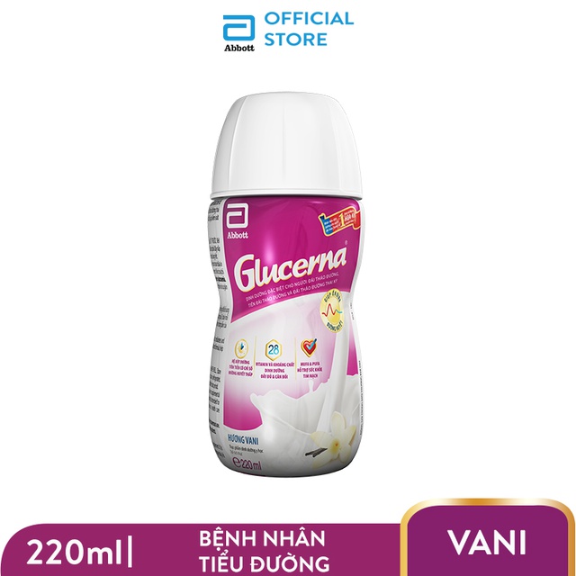 Sữa nước dành cho người bị tiểu đường Glucerna Abbott 220ml/chai