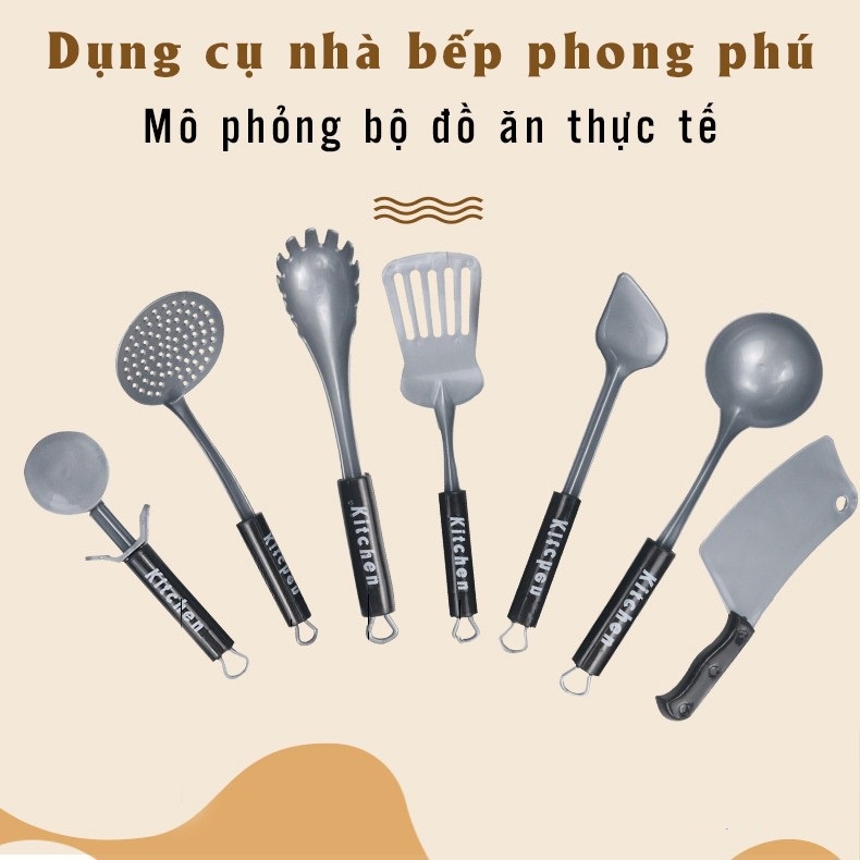 SET ĐỒ CHƠI NẤU ĂN 36 MÓN THIẾT KẾ NHƯ THẬT CHẤT LIỆU CAO CẤP SIÊU BỀN ĐẸP