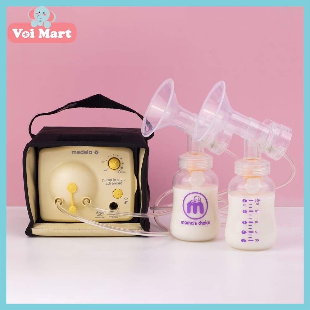 Bình Trữ Sữa Cổ Hẹp Mama's Choice Dung Tích 150ml–240ml Tương Thích Các Loại Máy Hút Sữa Cổ Hẹp